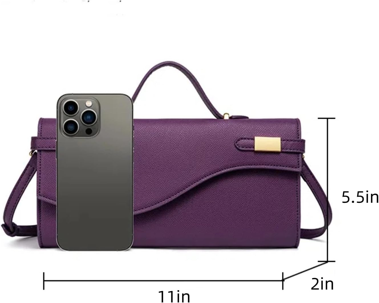 Clutch Purses for Women PU Leather Clutch with Removable Shoulder Strap Evening Handbag for Women 2025 - Image 4