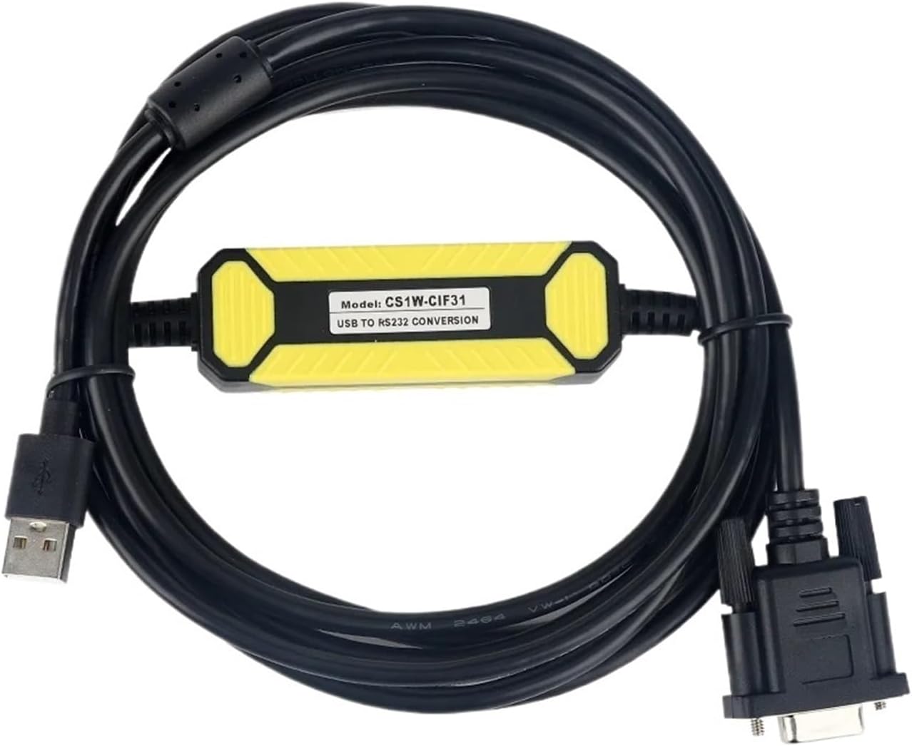 USB-CIF31 Adapter for USB Switch Serial to R232 Programming Cable USB-RS232 Optical Converter Line CS1W-CIF31(Female Port)