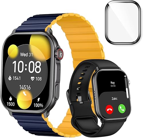 Miniatura 1 de Reloj inteligente para mujer, reloj inteligente grande de 2.01 pulgadas, pantalla AMOLED, reloj de seguimiento de fitness, relojes inteligentes para