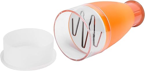 BORDSTRACT Picadora manual de alimentos, fácil de limpiar, picadora de mano con 2 cajas de plástico, prensa de palmada, cortador de jengibre para