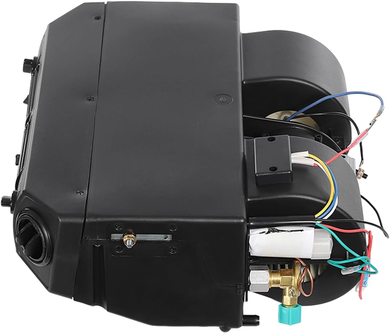 12V Under Dash AC Evaporator, 80W Universal Car Air Conditioner Kit with 3640 kcal/h Cooling Capacity for Pickup Trucks, Vans and Off-Road Vehicles