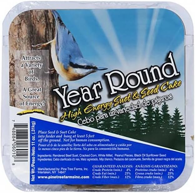Pine Tree Variety Packs of Suet Cakes, Woodpecker Blend