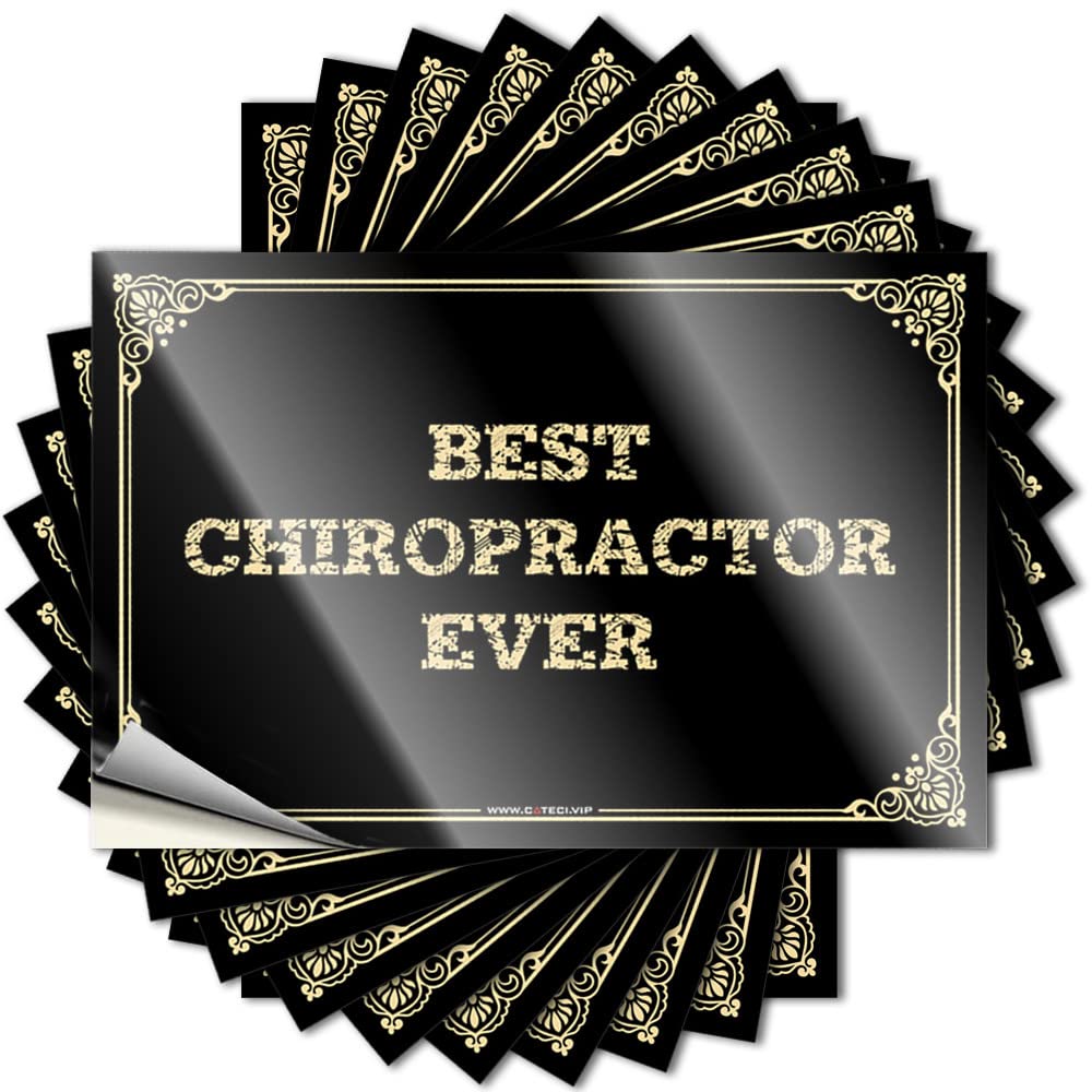 Custom, Decals Hat Best Chiropractor Ever | Thankful Funny Bathroom Decor(12X18CM)