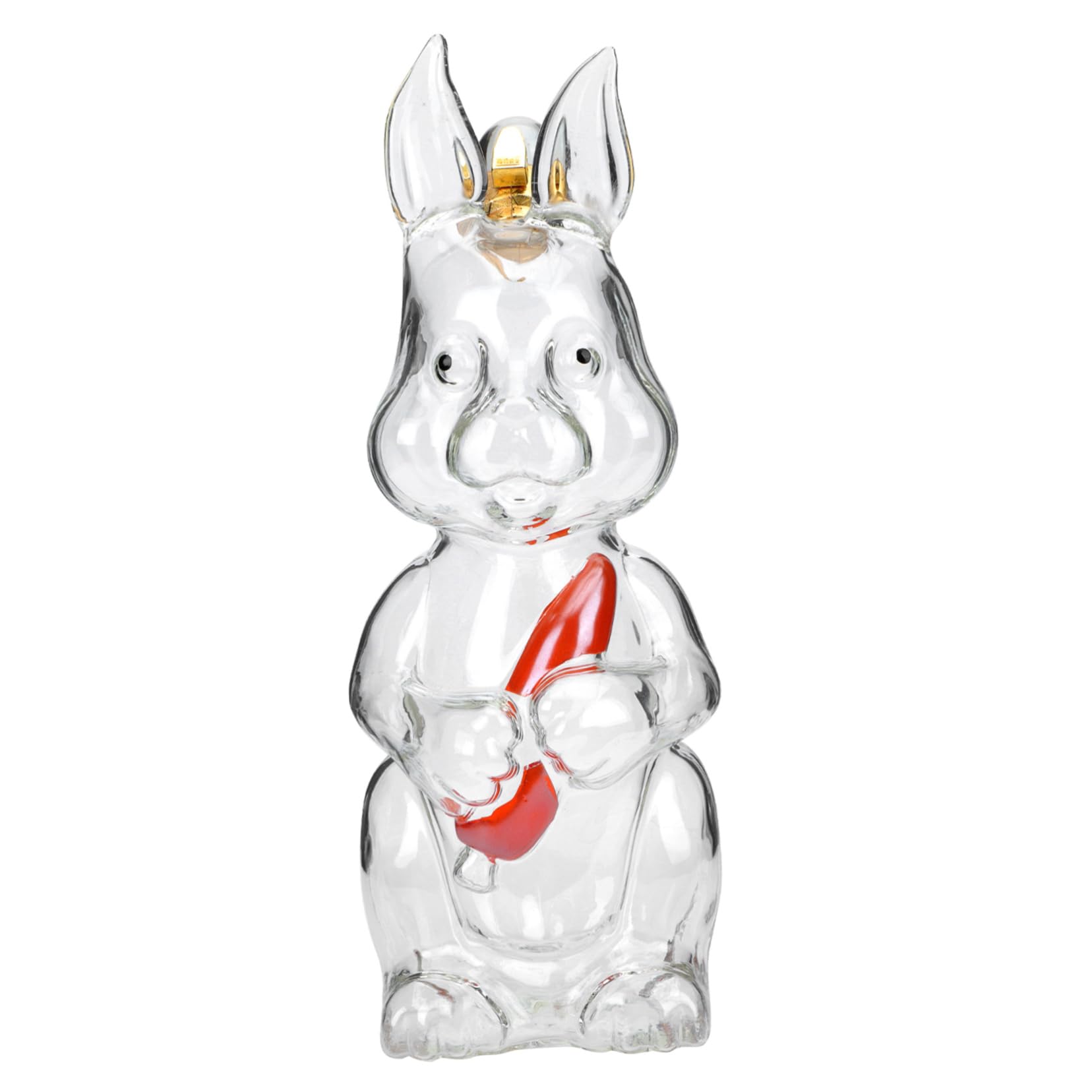 Botella decorativa en forma de conejo ideal para obsequiar en Pascua