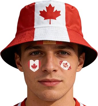 Bucket Hat with National Flag Hat Merchandise for Soccer Fans Gifts