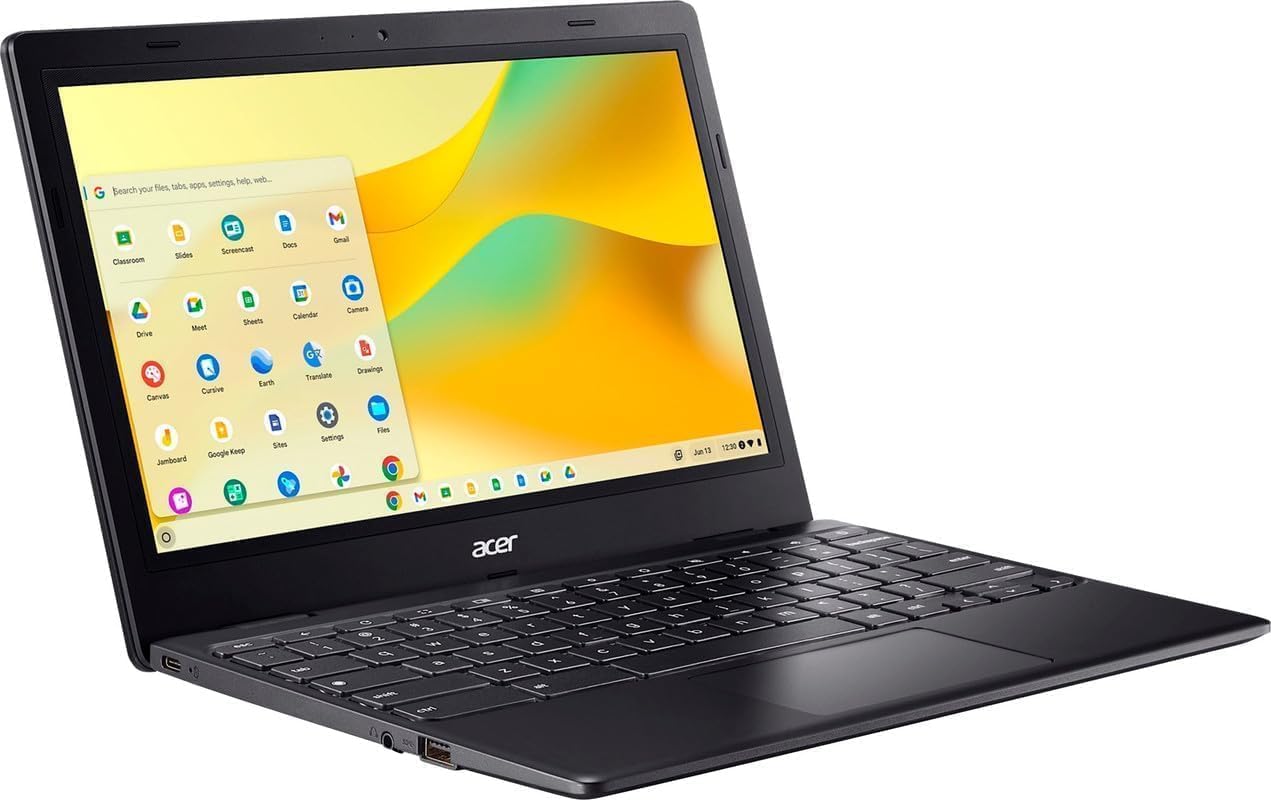 Acer 311 Chromebook Laptop for Student Business, Dual-Core Intel N4500 Processor, 11.6" HD Display, 4GB RAM, 64GB Storage, Webcam WiFi, Long Battery, Chrome OS- Black, Wireless Earphone, W/O Mouse
