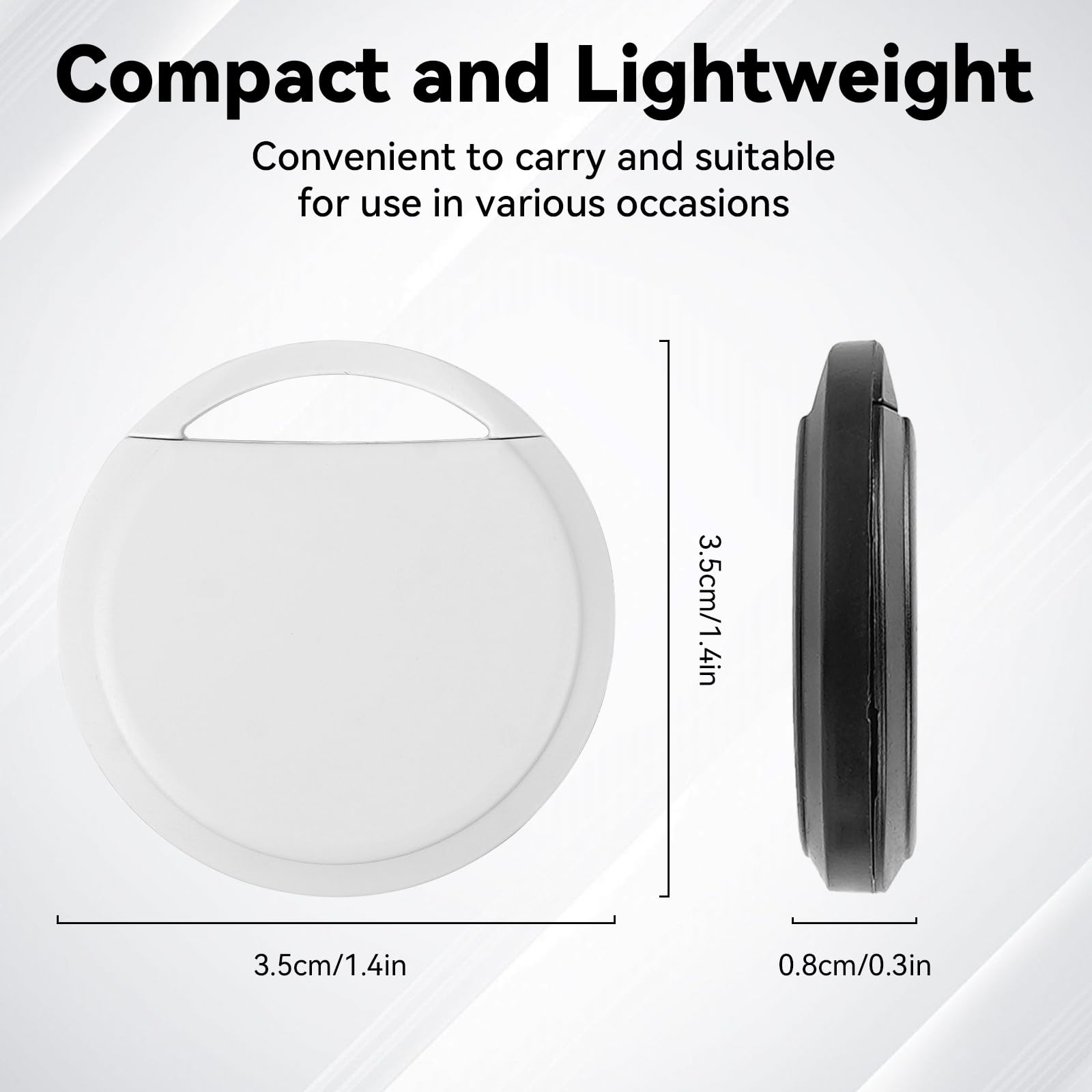 Android Air Tracker Tag 2 Pack, Luggage Smart Tag Compatible with Google Find Hub App, Item Finder for Key, Wallet, Suitcase, Backpack - 2