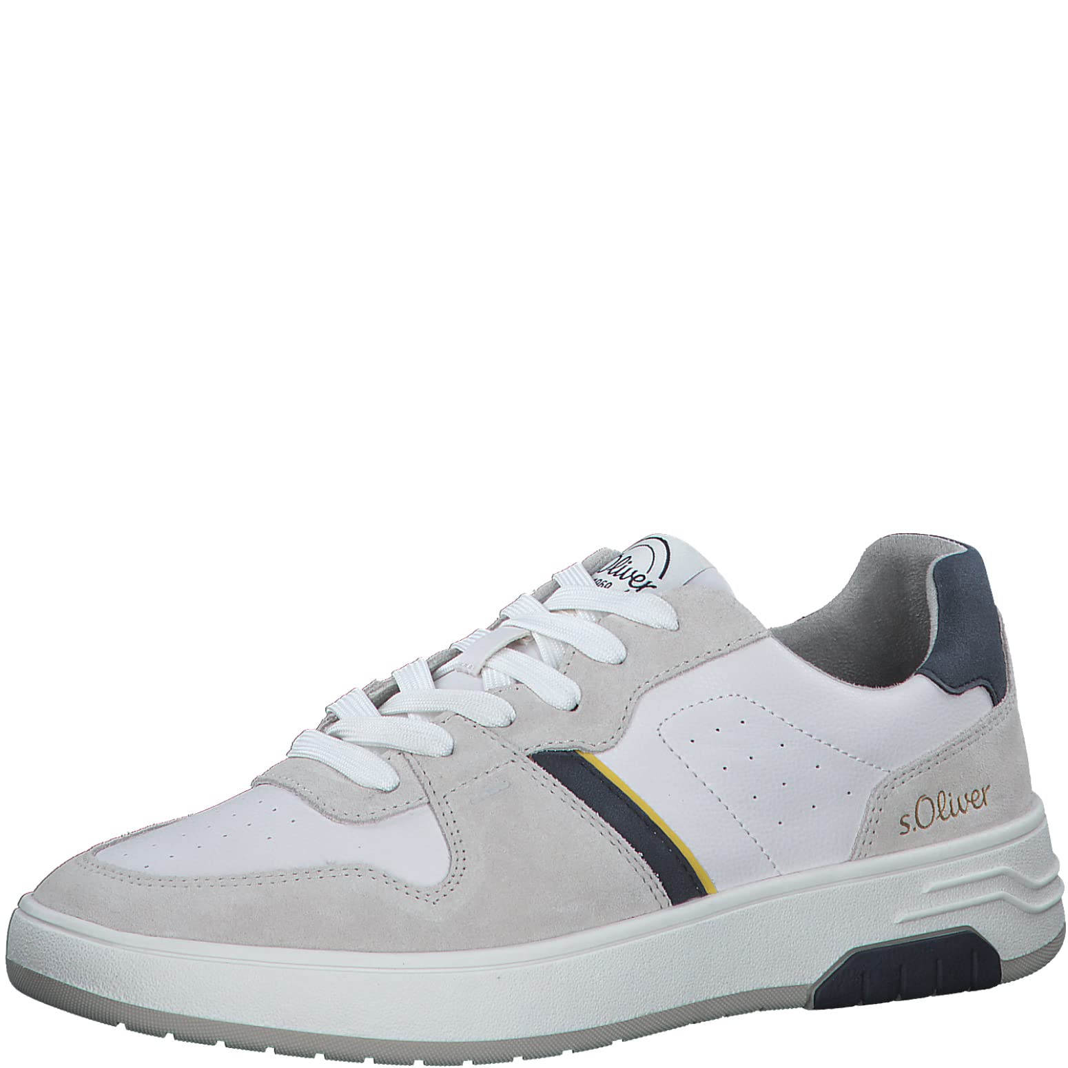 s.Oliver Men's 5-5-13627-30 Trainers, White Navy, 12 UK