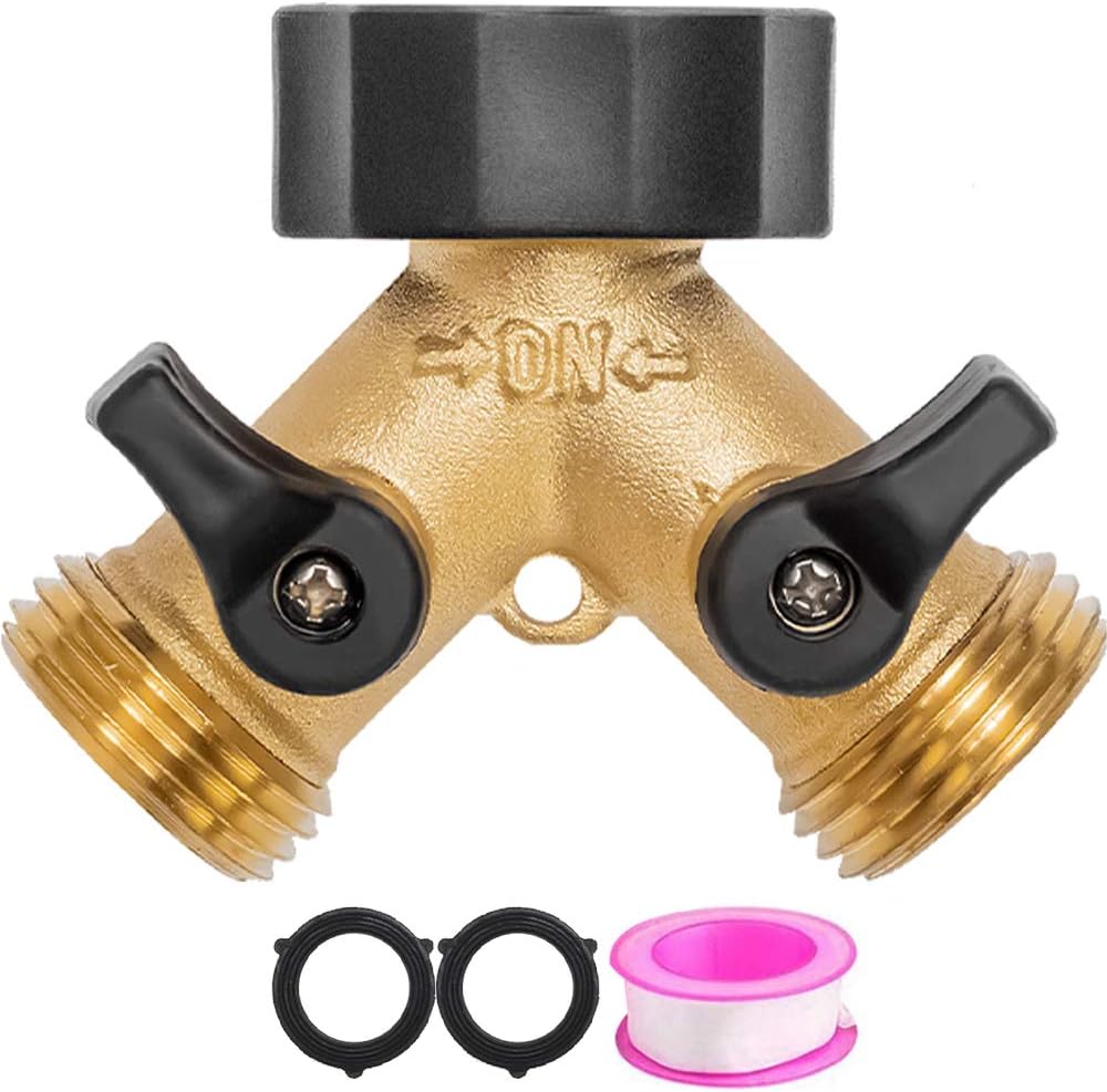 Hose Splitter Solid Brass Water Connectors Garden Hose