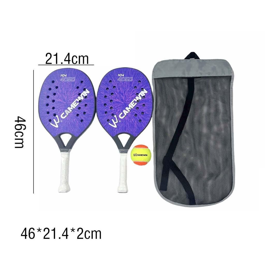 Ensemble de Raquettes de Tennis de Plage Haut de Gamme avec étui de Transport