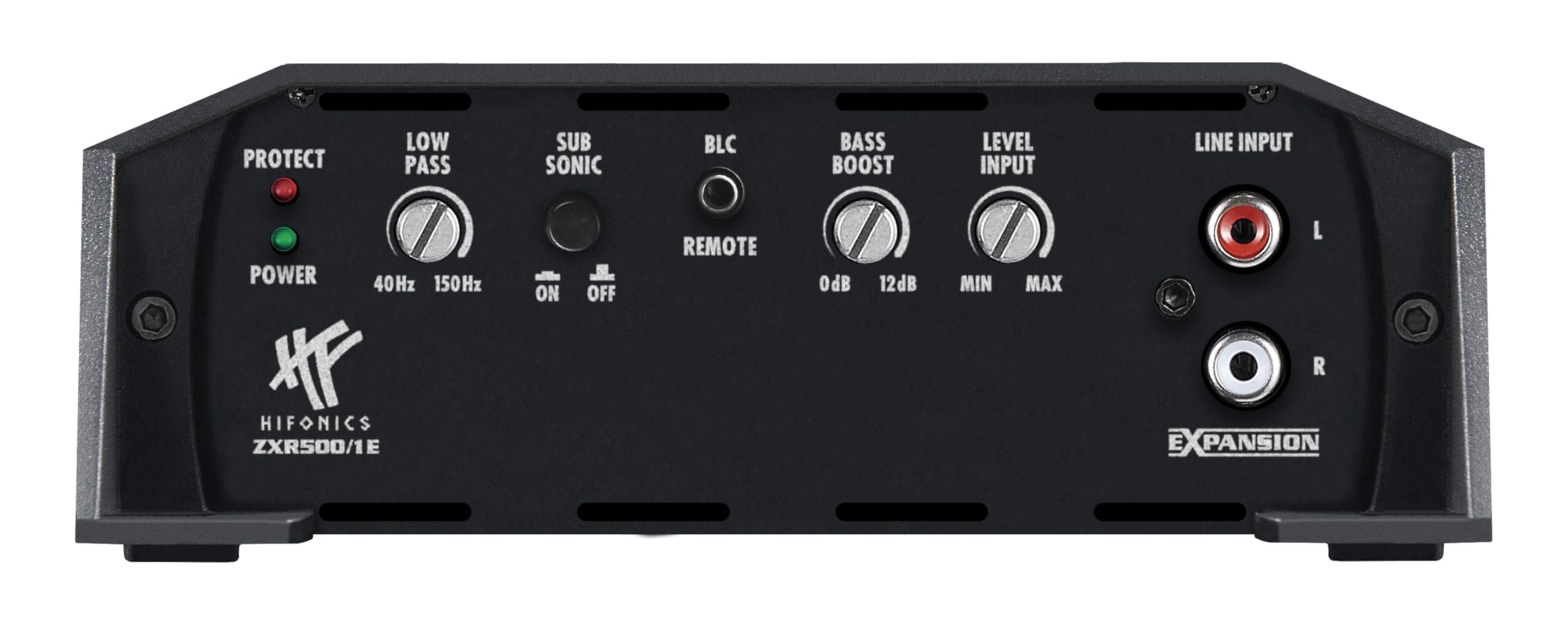 HiFonics ZXR500/1E - 1-Kanal CLASS D Premium Digital Compact Verstärker mit 500 Watt RMS | ZEUS EXPANSION SERIE