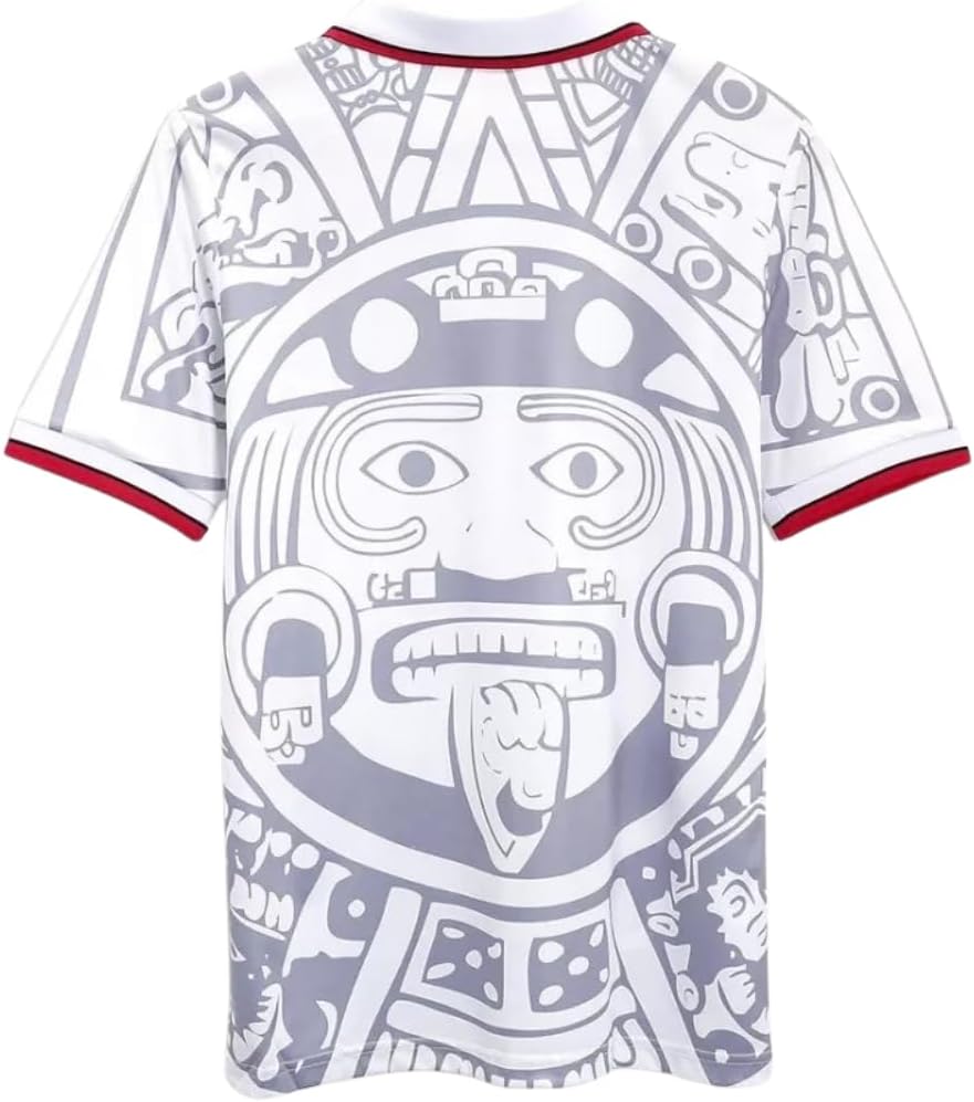 Mexico 1998 Retro Men’s Soccer Jersey Fan Edition – Short Sleeve Training & Casual Shirt – Home, Away & Third Kit Mexican