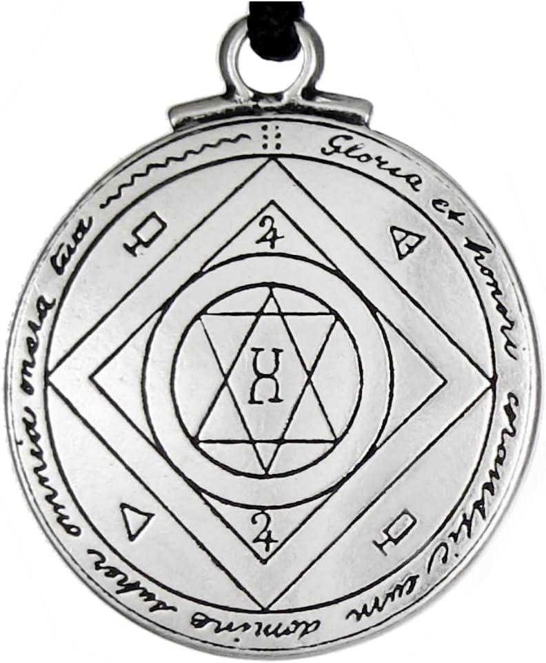 Talisman for Good Luck Amulet Pendant Key of Solomon Necklace