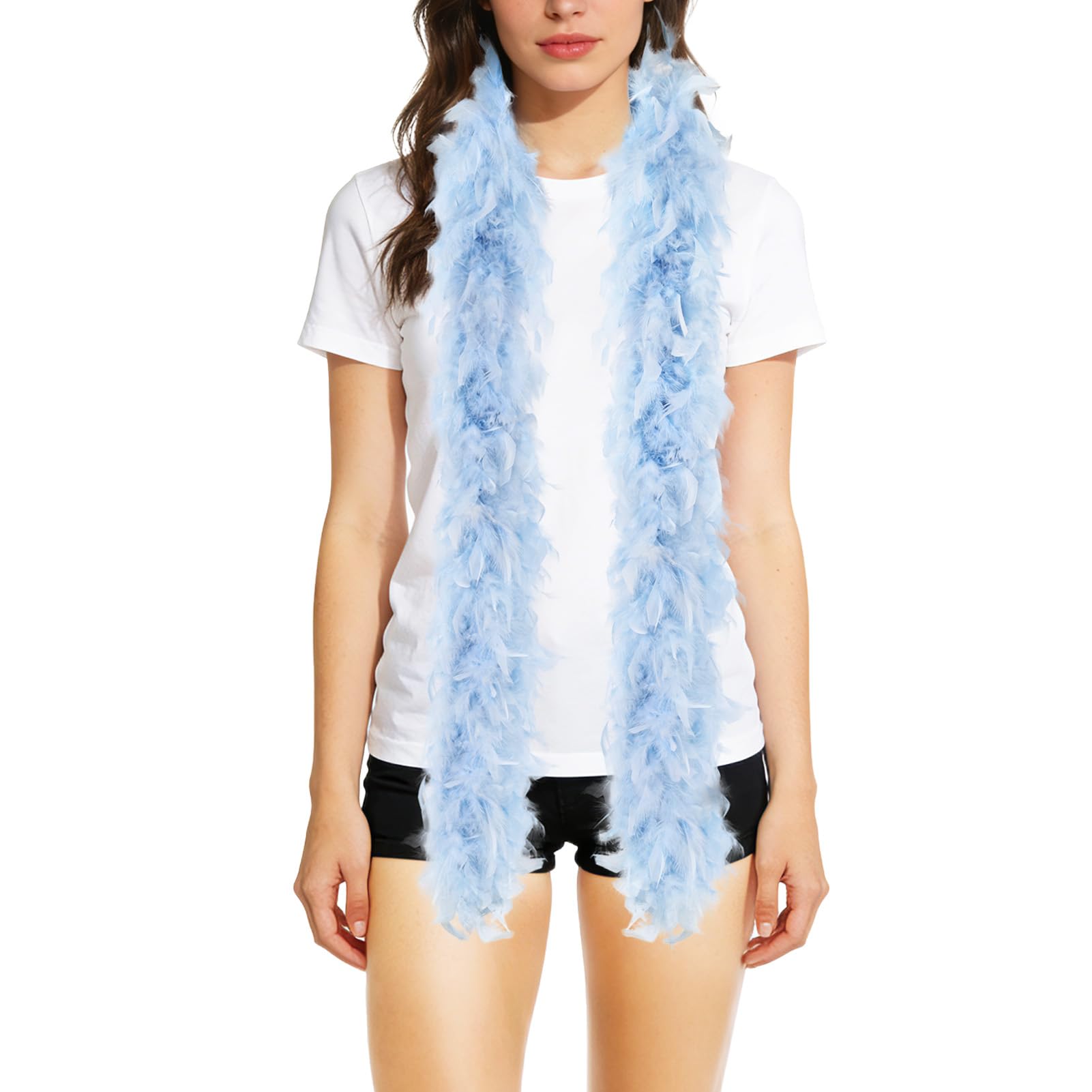 THARAHT 19 Color- 40/60g 2Yard Chandelle Feather Boa Dancing Wedding Party Halloween Costume Decoration Feathers boa