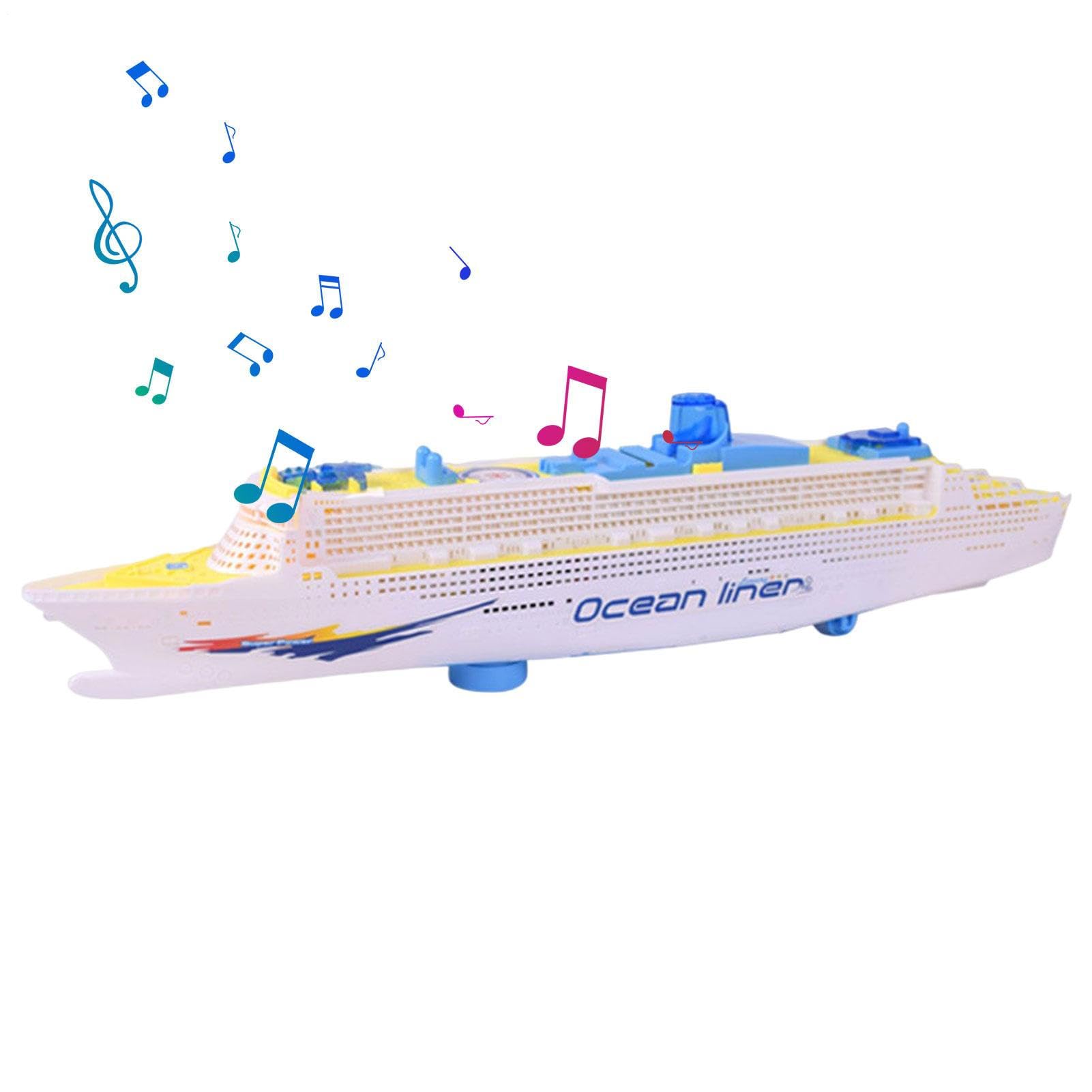 Frachtschiff Spielzeug - Realistisches Bootsmodell, Simulationsdesign, Leichte Klangeigenschaften | Led Schiff Dekoration, Lustiges Nautic Spielzeugmodell