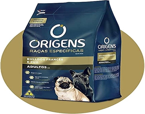 Origens Ração Raças Especificas Para Bulldog Francês E Pug Adultos - 10 1Kg