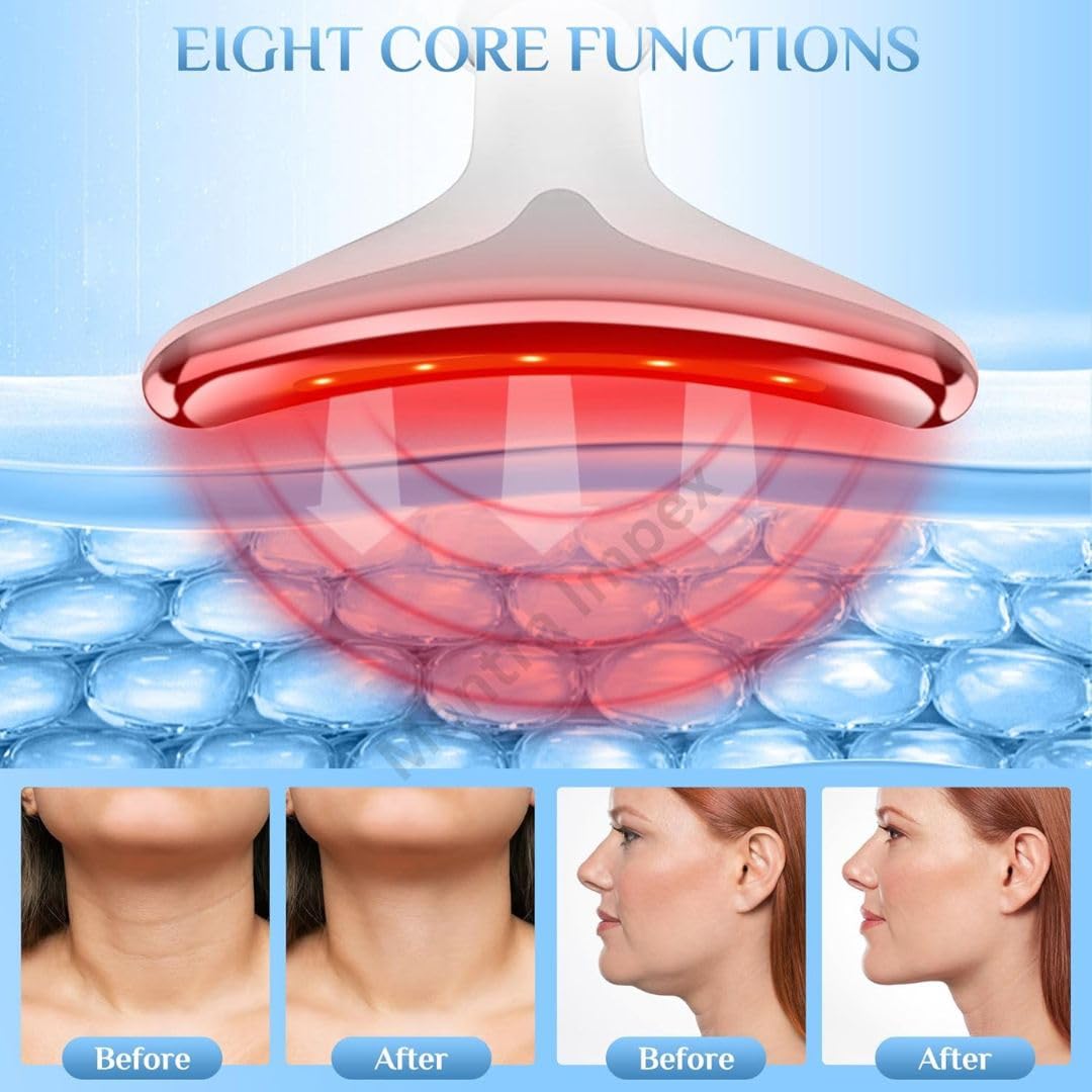 For face and neck, Mantra Emppex Facial Massage, Face Clipping Wand 7 Color, Red-Light-Four-Fes and Neck Tool Skin Care, Skin Touch Metal Sensor (White) For face and neck, Mantra Emppex Facial Massage, Face Clipping Wand 7 Color, Red-Light-Four-Fes and Neck Tool Skin Care, Skin Touch Metal Sensor (White)