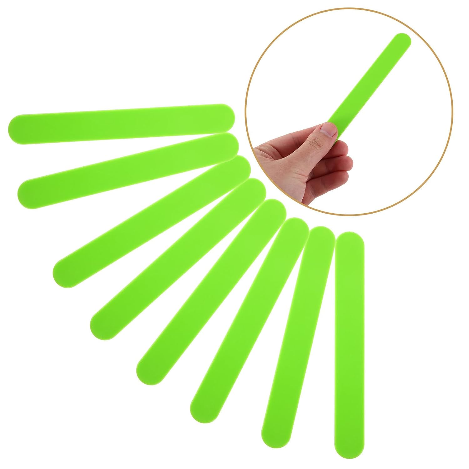minkissy 50pcs Stir Sticks for Epoxy Resin PVC Mixing Reusable Plastic Stirring Sticks
