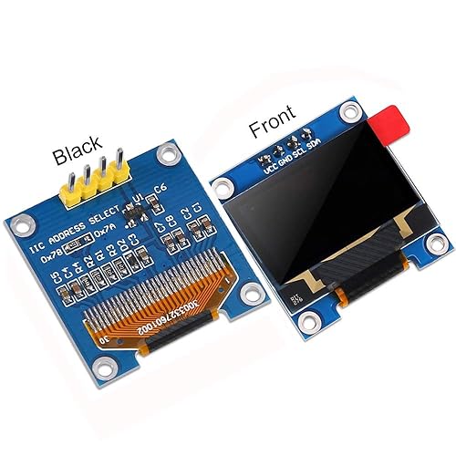Miniatura 4 de 6 unids 0.96 '' módulo de pantalla OLED 12864 128x64 Pixel LCD amarillo azul SSD1306 tablero de controlador I2C serie 0.96 pulgadas chip IIC 4 pines