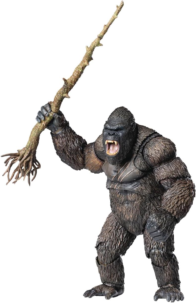 Hiyatoys HIYA Exquisite Basic Series None Scale 6 Inch Kong Skull Island Kong Action Figure, Grey, 6 inches