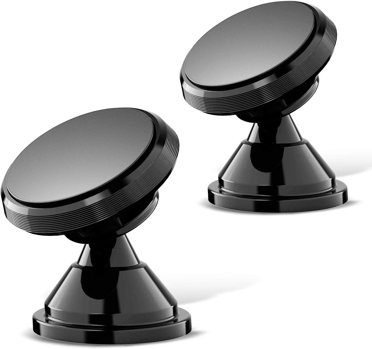 eSamcore Magnetic Phone Car Mount, Powerful Magnets Car Mount Holder for Dashboard with Strong Adhesive, Fits Smartphone [2 Pack]