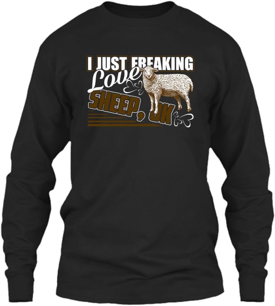 Sheep Tee Shirt - Sheep Lover I Just Freaking Love Sheep Clothing