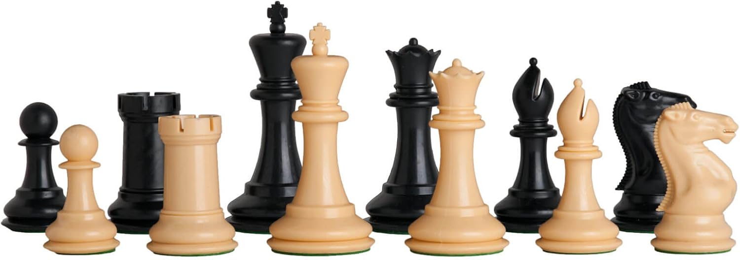 The House of Staunton - The Fischer Plastic Chess Set - Pieces Only - 3.75" King
