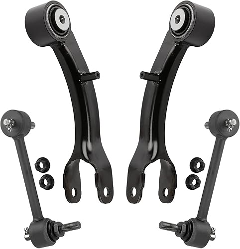 Miniatura 129 de Detroit Axle - Kit de brazos de control delanteros de 4 piezas para Nissan Cube 2009-2014, Nissan Versa 2007-2012 2 brazos de control inferiores con