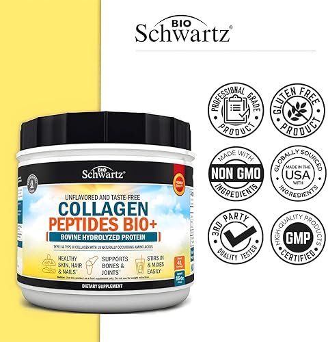 Miniatura 4 de Polvo de proteína de colágeno múltiple para hombres y mujeres, polvo de péptidos de colágeno alimentados con pasto para mujeres y hombres con tipos