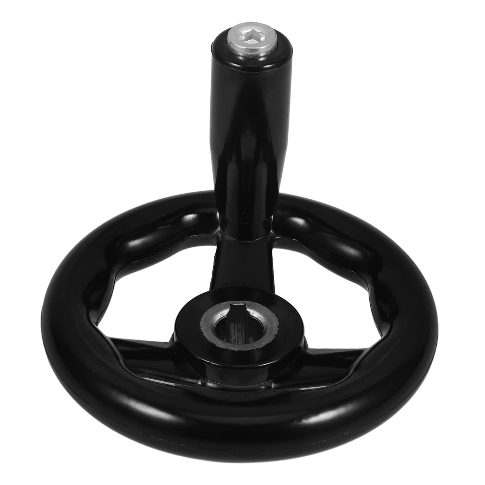 FUNOMOCYA Milling Tool Hand Wheel Round Wheel Handle Spoke Hand Crank Lathe Machine Tool Easy to Install