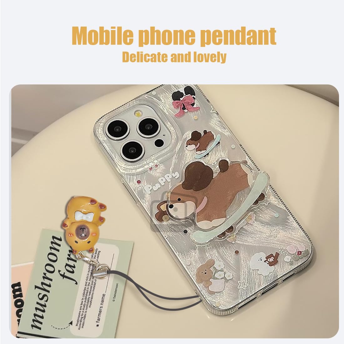 Capybara Pendentif Téléphone Portable Breloques Porte Clé Chaîne Lanière