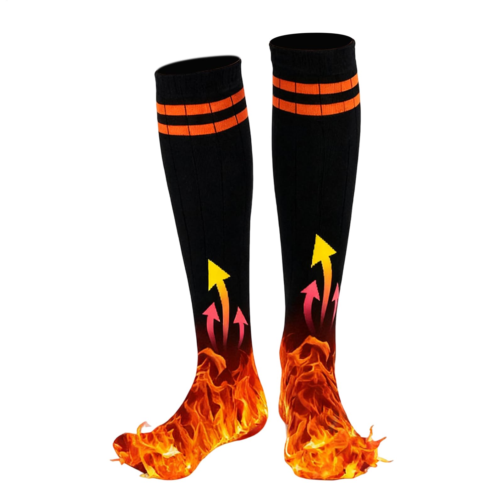 Chaussettes chauffantes électriques pour ski randonnée et pêche - 8