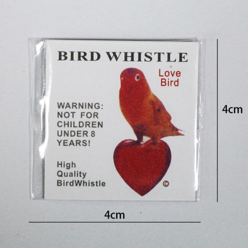 Lot de 5 sifflets pour oiseaux - Sifflets farfelus et magiques - Appelant la langue