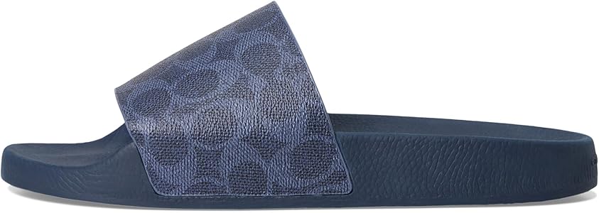 Amazon | Coach メンズ スライドサンダル, デニム, 25.0 cm | COACH
