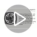 Image of Embassy Exhaust Fan 12 inch Trans Air DBB 300mm, 1350 RPM, Power 50w For Bathroom, Kitchen, Office | 2 Year Warranty | Copper Winding | Double ball bearing | Cut Out size 12x12 square inches
