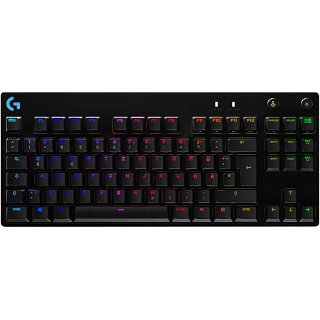 Tastiera Gaming Logitech G PRO TKL - Switch GX Blue, RGB, Design Compatto - Foto 3