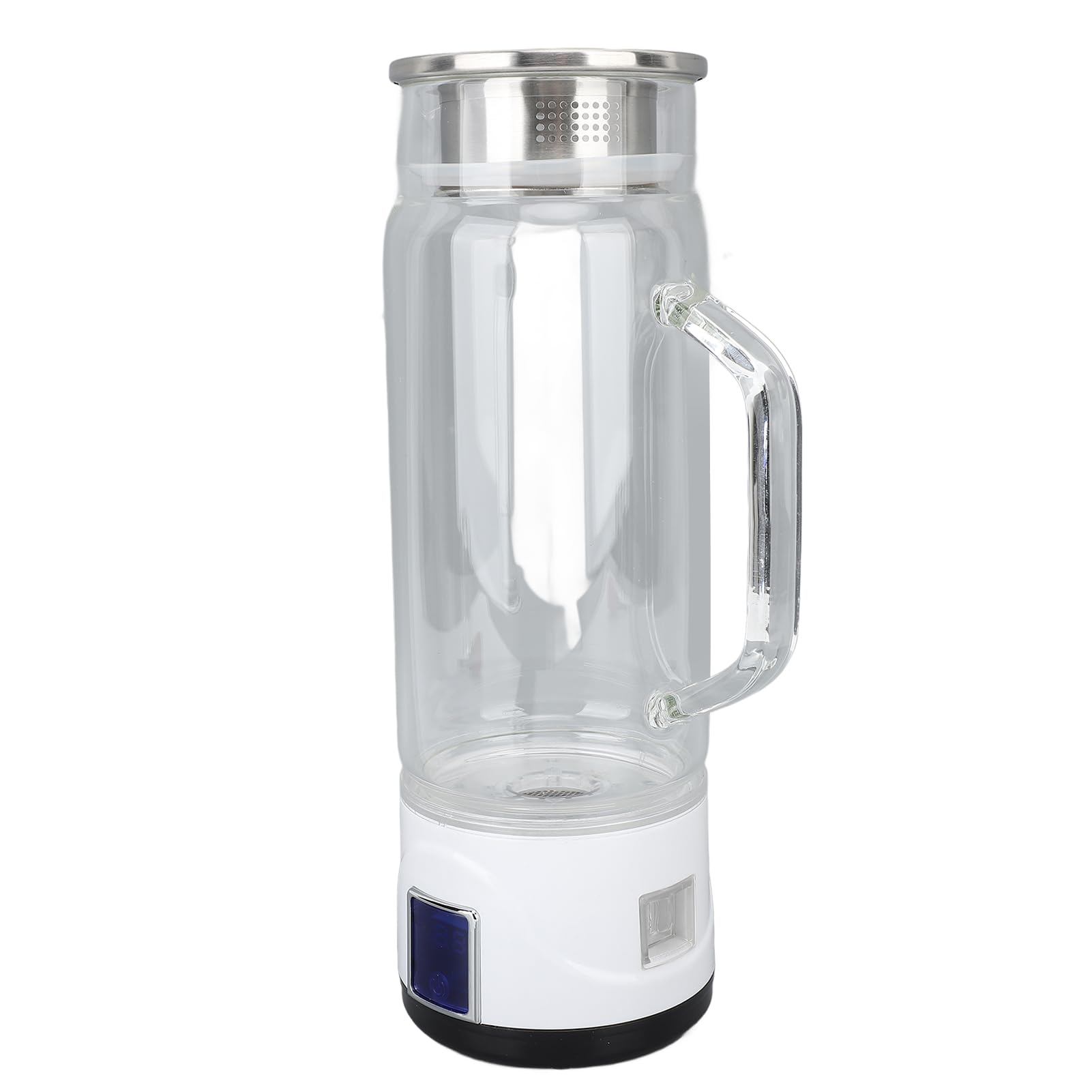 Zunate Botella de Agua de Hidrógeno, 1000 Ml, Generador de Agua Rica en Hidrógeno de 1000 a 1500 Ppb, Interruptor de Electrólisis Táctil, Botella de Agua Rica, Taza Cuántica para el