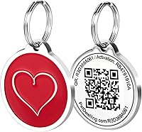 Vista 20 de Etiqueta de identificación inteligente para mascotas con código QR de Pet Dwelling – Etiquetas inteligentes para perros y gatos para la seguridad