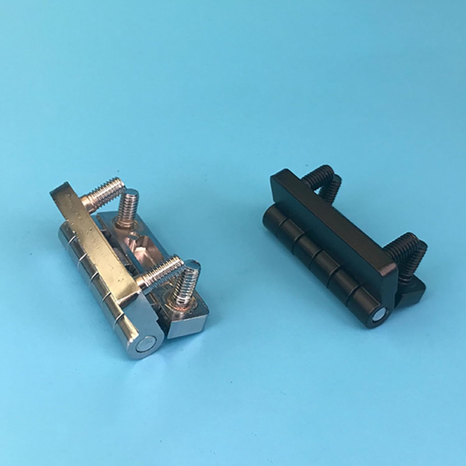6Pcs Hinge Cover L52 W40mm Dustproof Sealing 175° Opening Angle for The Work Cabin Doors of 50W/60W/80W C02 Laser Engraving and Cutting Machine (Black)