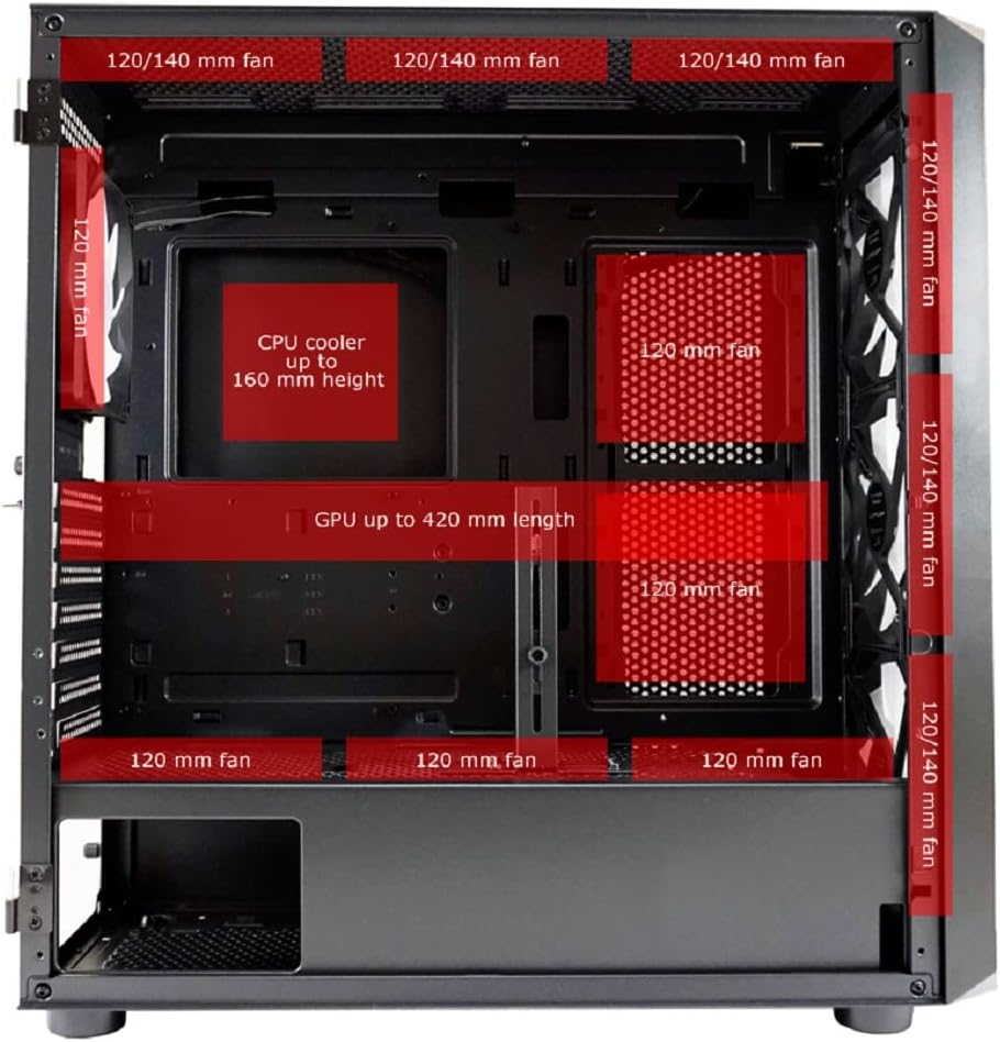 LC-POWER Gaming 804B Midi Tower Black