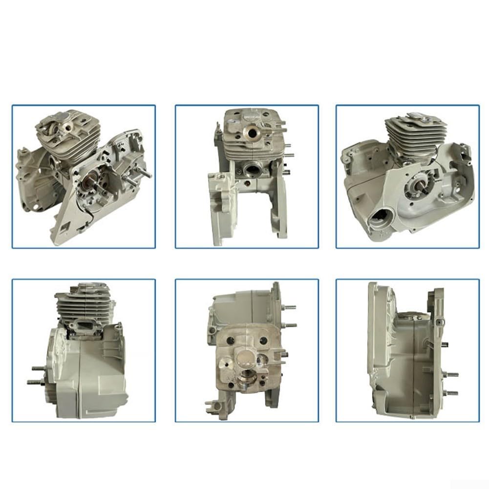 Unità motore per motosega in metallo di ricambio per MS361C 1135 200 0527, compatibile con MS341 e MS361 Outdoor POWERs Equipment Motor, componente di riparazione resistente per macchine da giardino