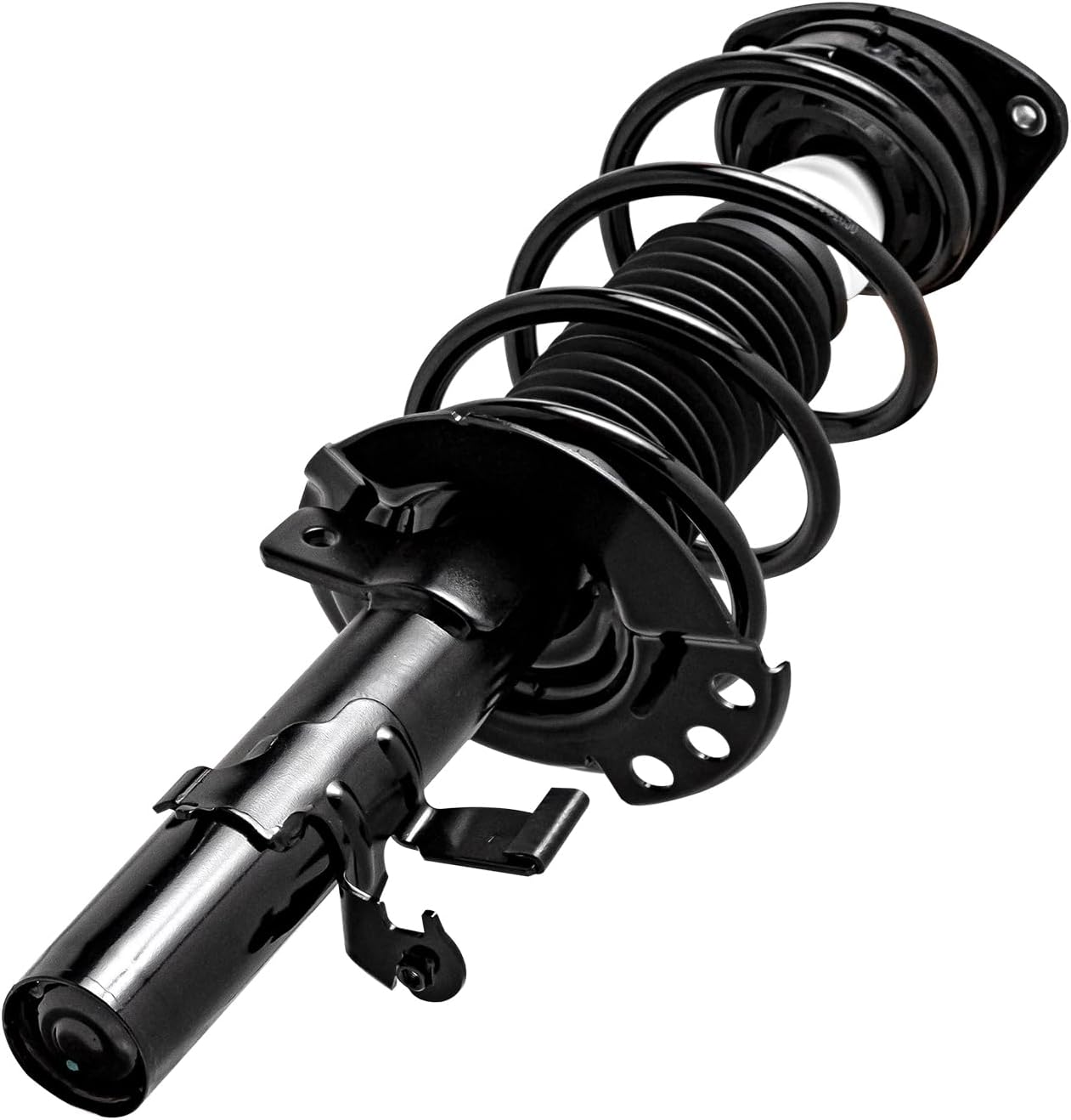 Detroit Axle - Front Left Strut for 13-18 Ford Focus, Driver Side Strut & Coil Spring Assembly 2013 2014 2015 2016 2017 2018 Replacement Suspension Quick Install Ready Strut Shock Assembly