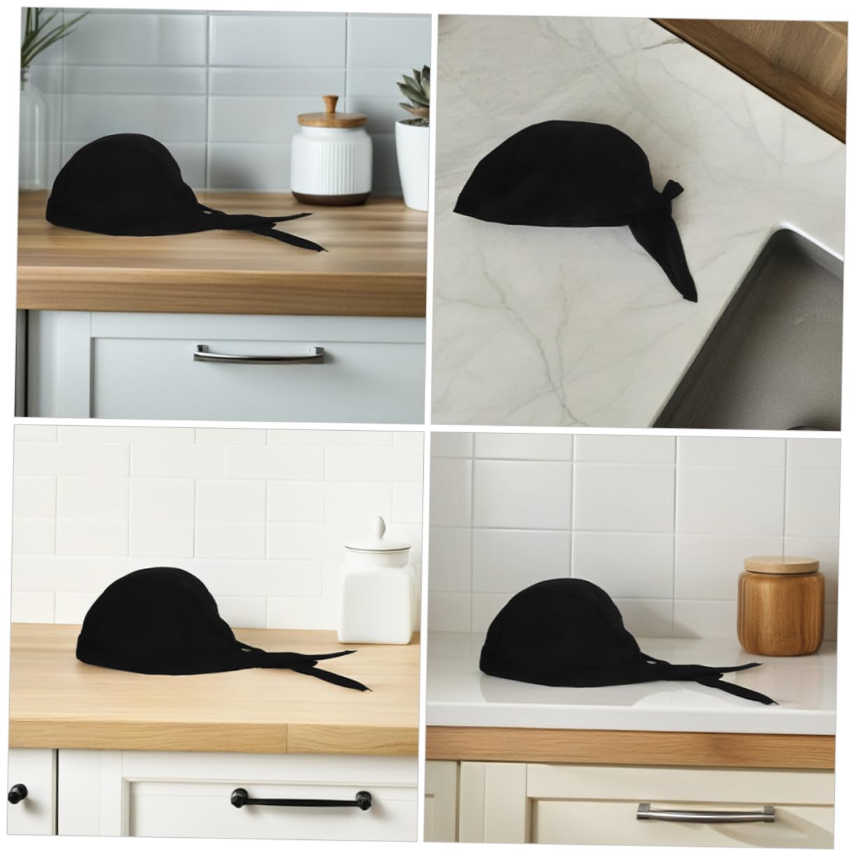 BESPORTBLE 12piezas Gorro de Chef Japonés con Cinta Unidades Elástico Unisex para Cocina Restaurantes y Hoteles Gorros de Cocina