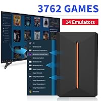 Vista 3 de Hyper base LBOX LITE 500G Game Console HDD, Retro Game Console with built in 3762 Games, Plug and Play Video Game Console for PC, Emulator Console