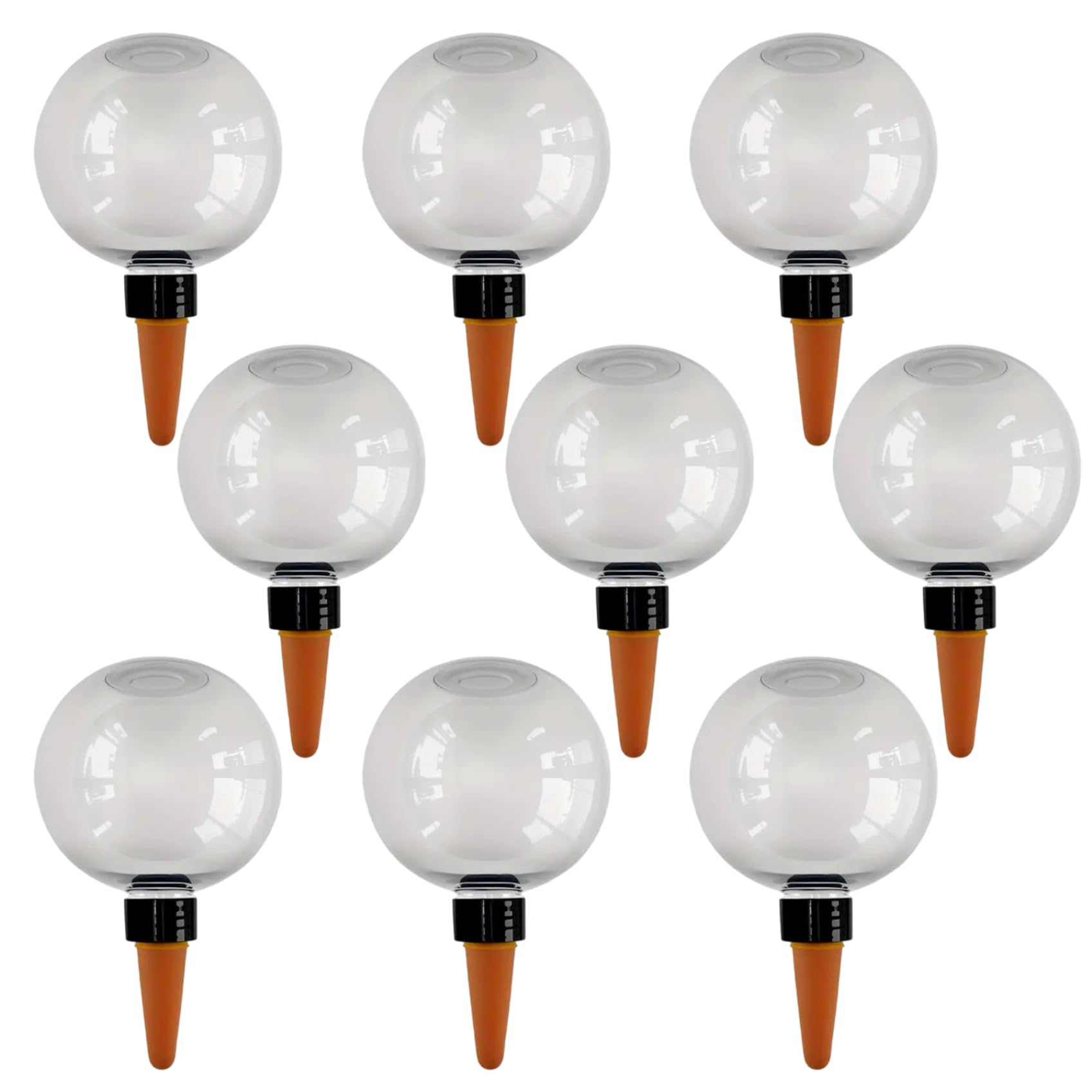 Pointes d'arrosage Automatique, 9 Globes d'arrosage Automatique, en Plastique de 17, 5 oz, Remplissage supérieur avec système de dispositifs contrôle à libération Lente pour