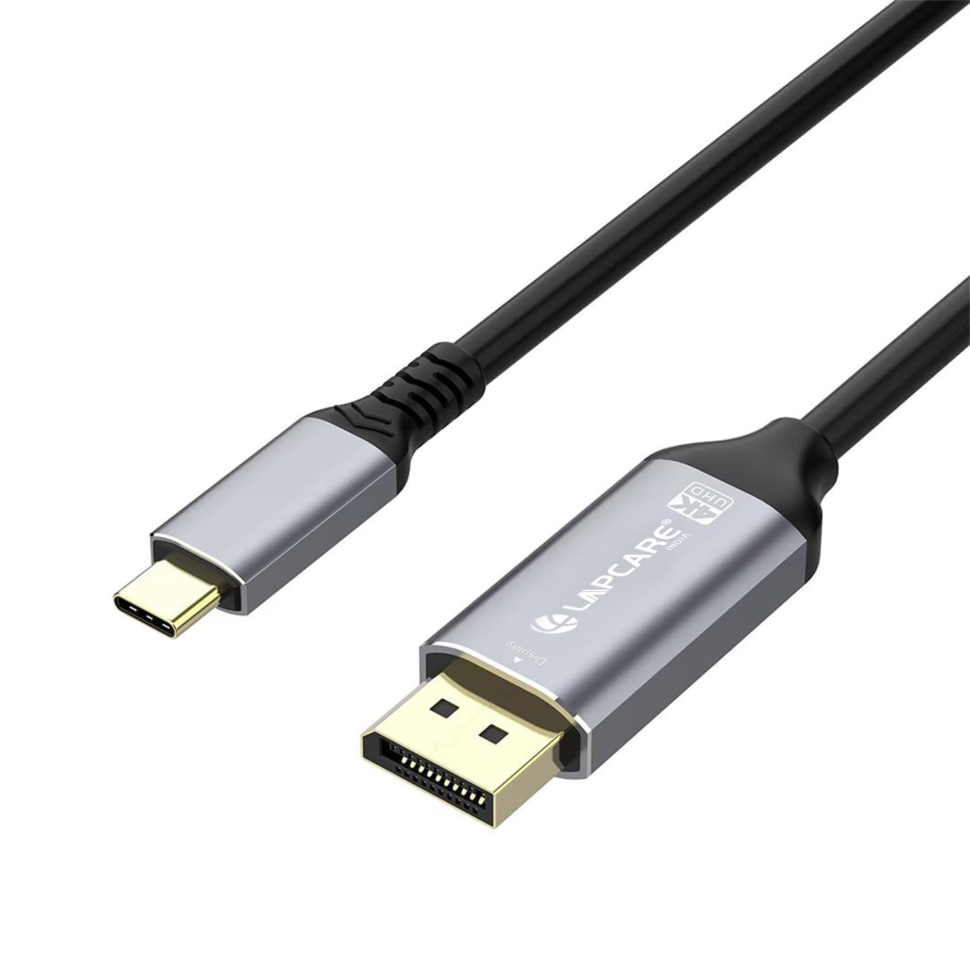 LAPCARE Type C to DisplayPort Cable 4K@60Hz, 1.8m USB-C to DP Male to Male Cable for MacBook, Laptop, Monitor & Projector, Aluminium Alloy, Gold-Plated – LOX-035-image-23