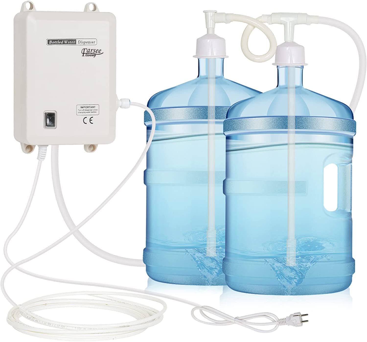 FARSEE Portable Bottled Water Dispensing System 1Gal/Min Bottled