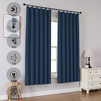 【新品・未開封】Joydeco 遮光カーテン 2枚組 グレーホワイト Amazon｜Joydeco 遮光カーテン 2枚組 ライトベージュ 幅100cm*丈