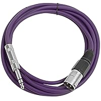 Vista 23 de Seismic Audio - SATRXL-M2 - Cable de conexión XLR negro de 2 pies macho a 1/4" TRS