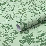 Fiula Papel pintado autoadhesivo con flores, 44 cm x 3 m, vinilo natural, lámina decorativa para pared, muebles, escritorio, armario, salón, dormitorio, cocina